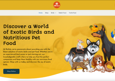 FastestRank was approached by Rafola.in, a growing pet food brand, to design and develop an e-commerce website to sell their wide range of bird food and exotic pet food, including cat food. The client was looking for a visually appealing website with seamless e-commerce functionality, a user-friendly interface, and smooth payment gateway and shipping integrations.