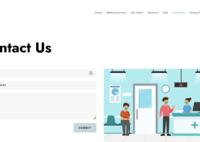 Healthcare Website for Universal Hospital Indore