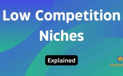 Exploring Lucrative Low Competition Niches: A Profitable Starting Point for Entrepreneurs