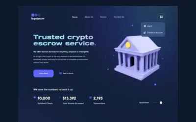 HTML web3.0 Blockchain Website