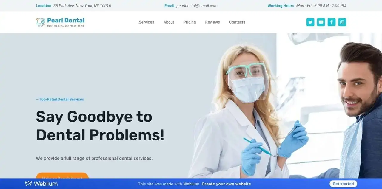 Website Development for Dentist Website